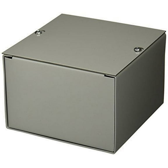 Hoffman ASE6X6X4NK Pull Box, Screw Cover, Steel, 6" x 6" x 4", Gray