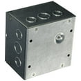 thumbnail image 1 of Hoffman ASG6X6X4 Pull Box; 4 Inch Depth, Galvanized Steel, ANSI 61 Gray, 1 of 1