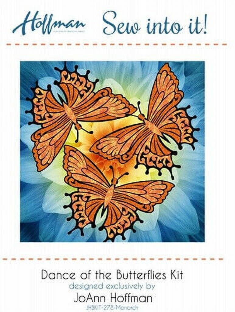Hoffman Bali Batiks Dance Of The Butterfly Kit Monarch by Joann Hoffman