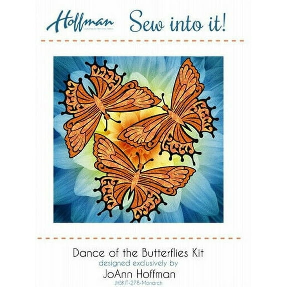 Hoffman Bali Batiks Dance Of The Butterfly Kit Monarch by Joann Hoffman