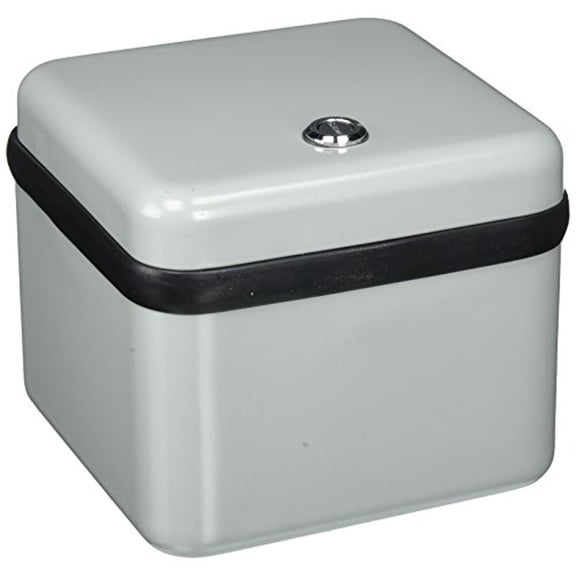 Hoffman D664IS Instrumentation Box, NEMA 12, Hinged Cover, Steel, 6"x6"x4", Gray