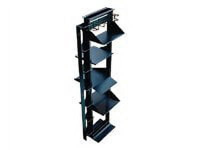 HOFFMAN PENTAIR HOF-EDR19FM45U 2 Post Open Frame Racks 7FT 45U BK ...