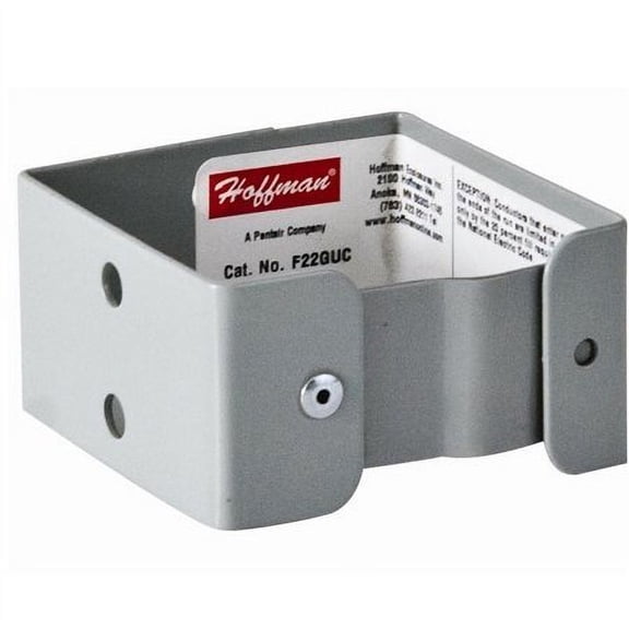 Hoffman F1212GUC Wireway, U- Connector, NEMA 1, Steel, Fits 12.00" x 12.00", Gray