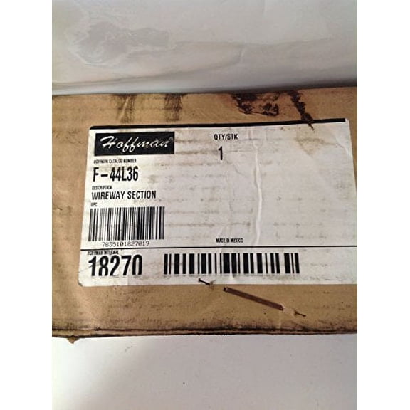 Nvent Hoffman Lay-In Wireway,3 ft.,4inWx4inH,Steel F44L36
