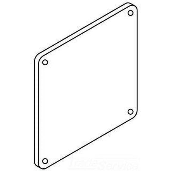 Wireway Closure Plate, 12 Type, NEMA 12 Rating, Steel, Painted F66LP