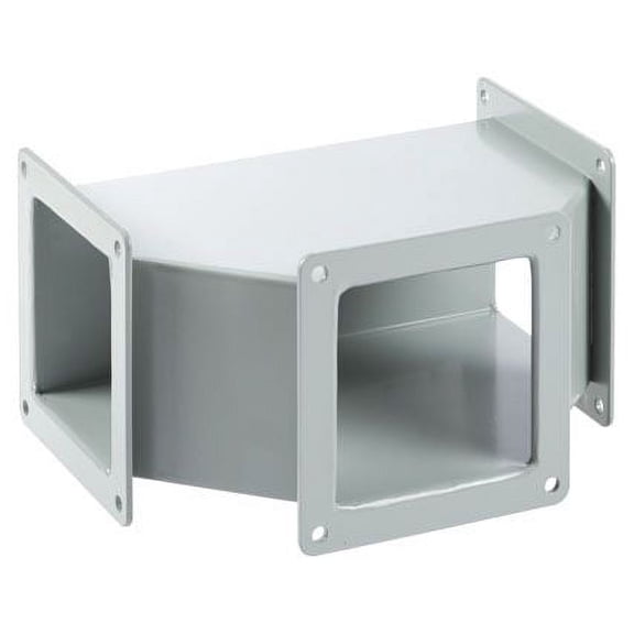 Hoffman F66WT, 6"" x 6"", Steel, Feed Through, Wireway Tee, 1pc