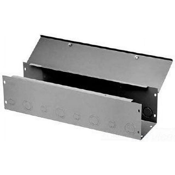 Hoffman F88G60 Wireway, NEMA 1, Straight Section, Steel, 8" x 8" x 60", Gray