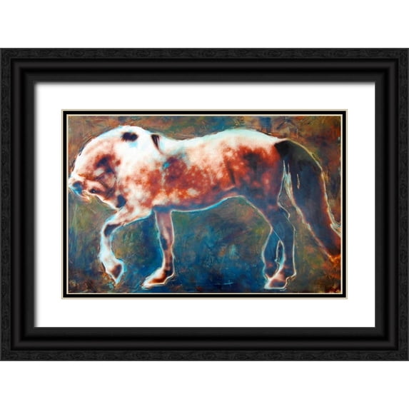 Hoffman, Kate 14x11 Black Ornate Wood Framed with Double Matting Museum Art Print Titled - Antonio