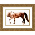 thumbnail image 1 of Hoffman, Kate 18x13 Gold Ornate Wood Framed with Double Matting Museum Art Print Titled - Horse 10, 1 of 4