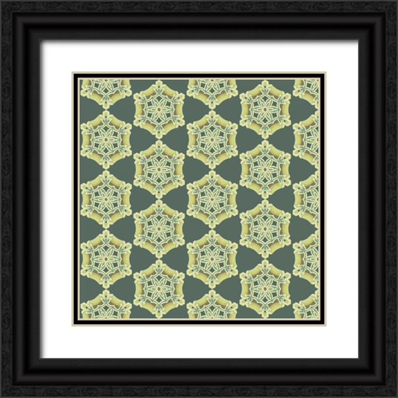 Hoffman, Katia 12x12 Black Ornate Wood Framed with Double Matting Museum Art Print Titled - Sentiments I