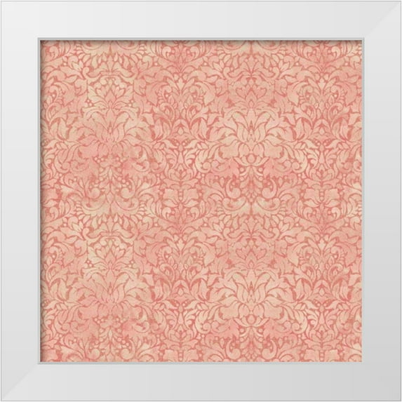 Hoffman, Katia 15x15 White Modern Wood Framed Museum Art Print Titled - Downton Damask I
