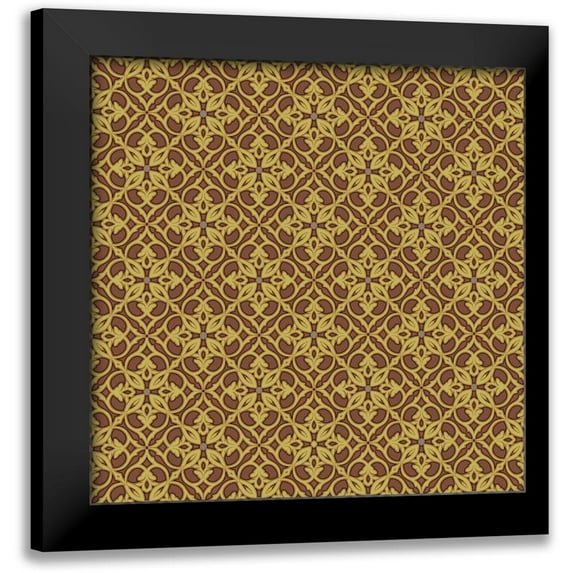Hoffman, Katia 20x20 Black Modern Framed Museum Art Print Titled - Sheer Romance Foulard I