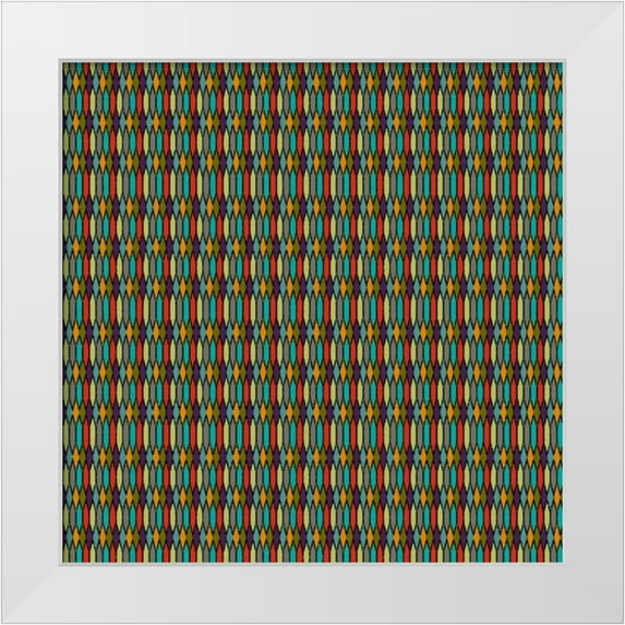 Hoffman, Katia 20x20 White Modern Wood Framed Museum Art Print Titled - Becara III