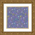 thumbnail image 1 of Hoffman, Katia 26x26 Gold Ornate Wood Framed with Double Matting Museum Art Print Titled - Vintage Calico III, 1 of 4