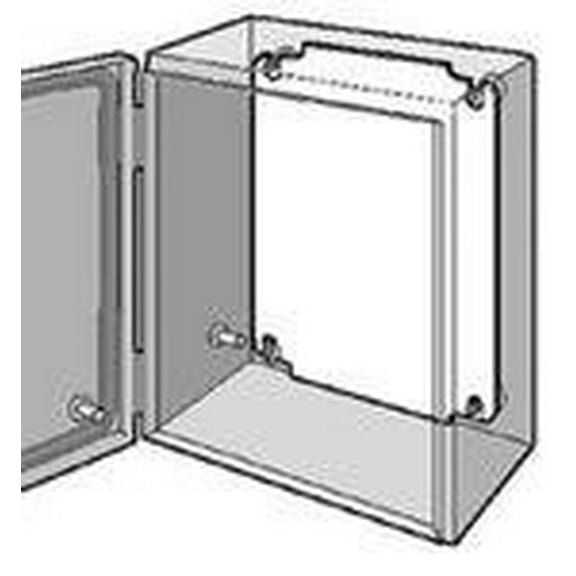 Hoffman LP2520 Panel For Enclosure, Inline Series, 9.10" x 7.13, Steel CA1