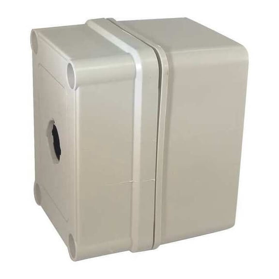 Hoffman Pushbutton Enclosure,22mm,1 Hole,Plastic VM433-PBM1