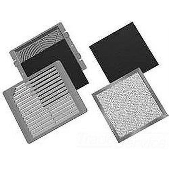 Nvent Hoffman Exhaust,Square w/ Air Flte,Retainer Grd TEP6
