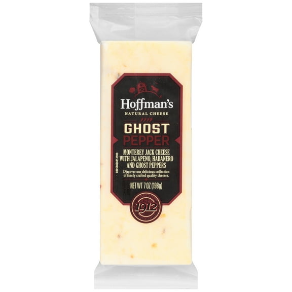 Hoffman's Ghost Pepper Cheddar Cheese, 7 oz, 12 Pack
