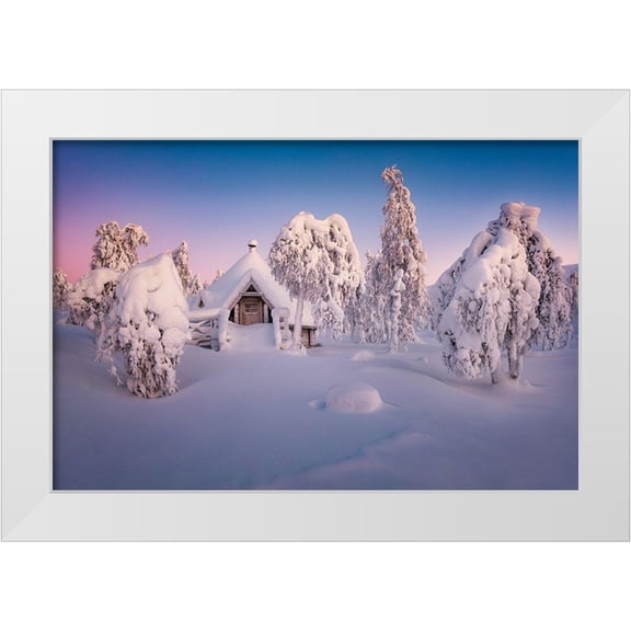 Hoffmann, Raymond 14x11 White Modern Wood Framed Museum Art Print Titled - Home Sweet Home