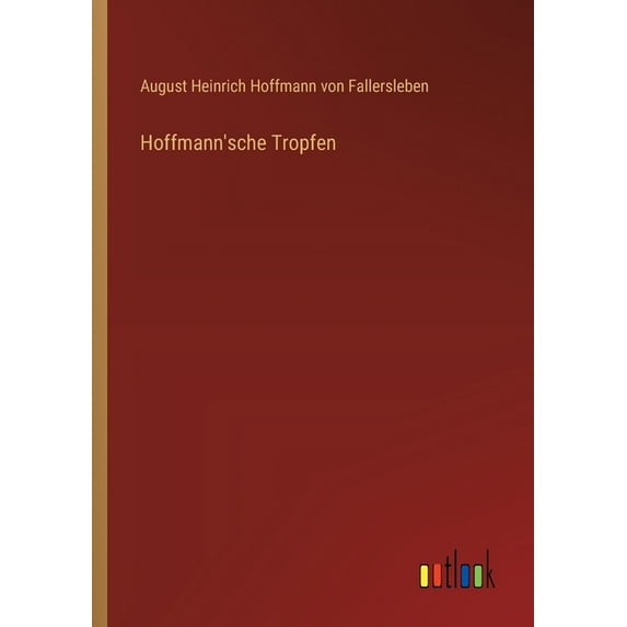 Hoffmann'sche Tropfen (Paperback)