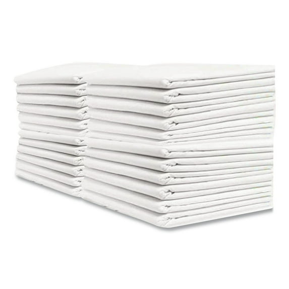 Hoffmaster 210101 82 in. Diameter Tissue/Poly Tablecovers - White (25/Carton)