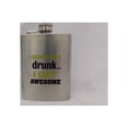 thumbnail image 1 of Hoffmaster 4oz "Get Awesome" Flask 1-count, 1 of 2