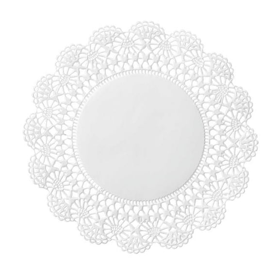 6 in. Round Cambridge Lace Doilies - White (1,000/Carton)