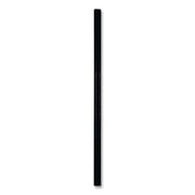 5.75 in. Aardvark Paper Straws - Black 3200/Carton