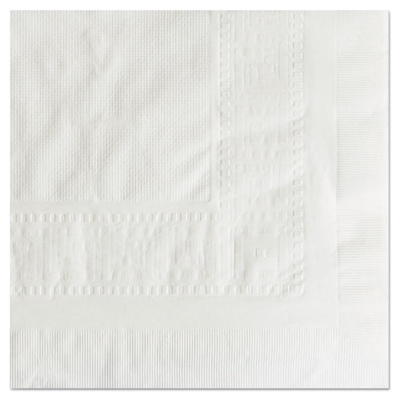 Hoffmaster Cellutex White Tissue/Poly Lined Tablecover, 25 count
