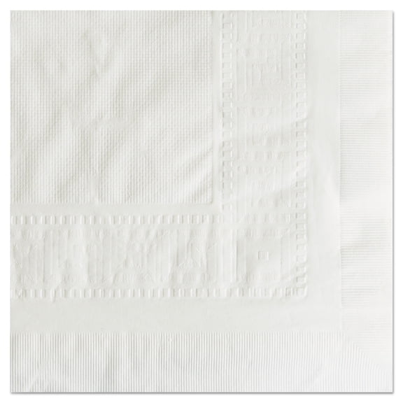 Hoffmaster Cellutex White Tissue/Poly Lined Tablecover, 25 count