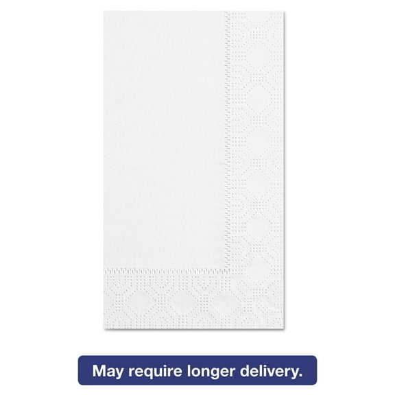 Hoffmaster Dinner Napkins, 2-Ply, 15 x 17, White, 1000/Carton (180500)