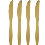 Hoffmaster Group 010588 Premium Plastic Knives, Gold - 24 per Case - Case of 12