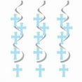 thumbnail image 1 of Hoffmaster Group 031482 Dizzy Danglers, Blue & Silver Crosses, 1 of 2