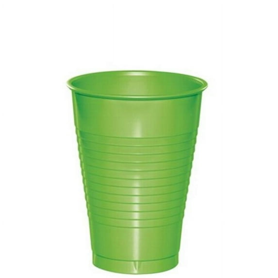 Hoffmaster Group 28312371 12 oz Plastic Cups, Lime - 20 per Case - Case of 12