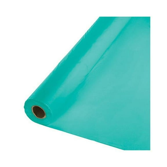 Hoffmaster Group  40 in. x 100 ft. Teal Lagoon Banquet Roll