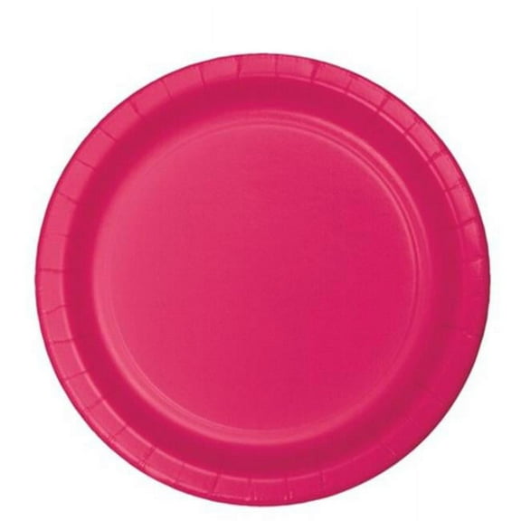 Hoffmaster Group 47177B 9 in. Dinner Plate, Hot Magenta - 24 per Case - Case of 10