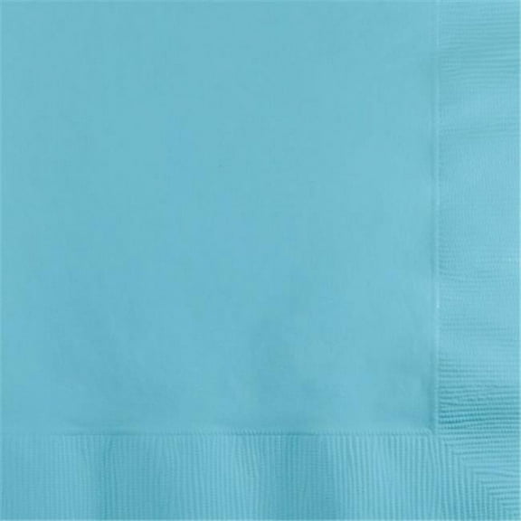 Hoffmaster Group 57157B 3-Ply Beverage Napkins, Pastel Blue - 50 per Case - Case of 10