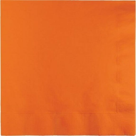 Hoffmaster Group 573282 Beverage Napkins, Orange - 20 per Case - Case of 12