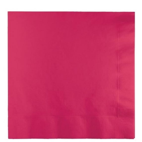 Hoffmaster Group 58177B 3-Ply Lunch Napkins, Hot Magenta - 50 per Case - Case of 10