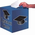 thumbnail image 1 of Hoffmaster Group  6 by 1 Congratulations Graduation Party Card Box Holder, Cobalt - Case of 6, 1 of 1
