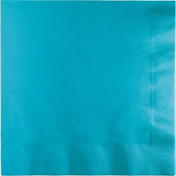 Hoffmaster Group 661039B 2-Ply Lunch Napkins, Bermuda Blue - 50 per Case - Case of 12