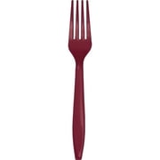 Creative Converting Creative Converting Celebrations Touch of Color Burgundy Premium Plastic Forks (24pc Set) Party Supplies and Decorations