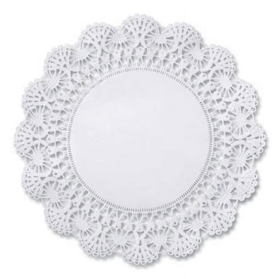 Hoffmaster HFM500235 6 in. Round Lace Doily, White - 1000 Per Case