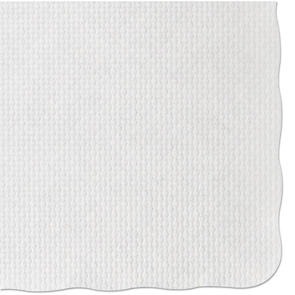 Hoffmaster, HFMPM32052, Scalloped Edge Placemats, 1000 / Carton, White