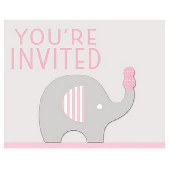 Hoffmaster Little Peanut Girl Invitations, 8pk, Decorative