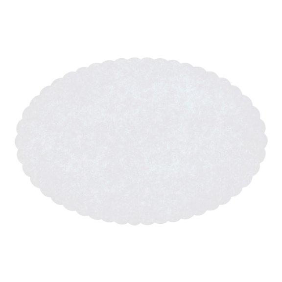 Hoffmaster Oval Wastebasket Liners, 7" x 9-1/2", White, Pack Of 2,000