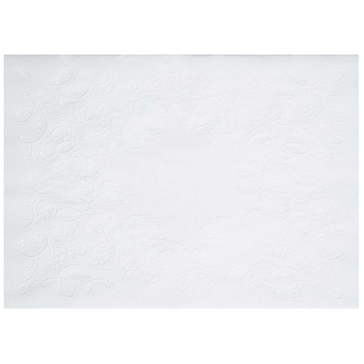 Hoffmaster Straight Edge Placemat White Dubonnet, 9.75" Length x 14" Width | 1000/Case