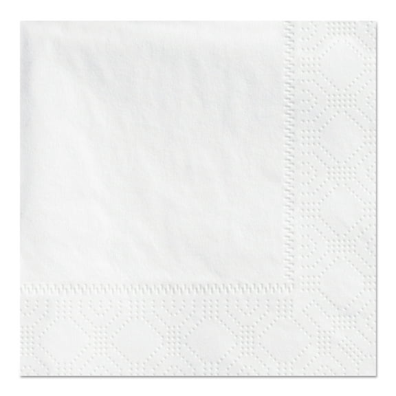 Hoffmaster Two-Ply White Embossed Beverage Napkins, 1000 count