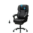 thumbnail image 1 of Hoffree Big and Tall Office Chair with Adjustable Headrest Ergonomic Computer Desk Chair, Executive Leather Chair with Adjustable Lumbar Support, 1 of 1