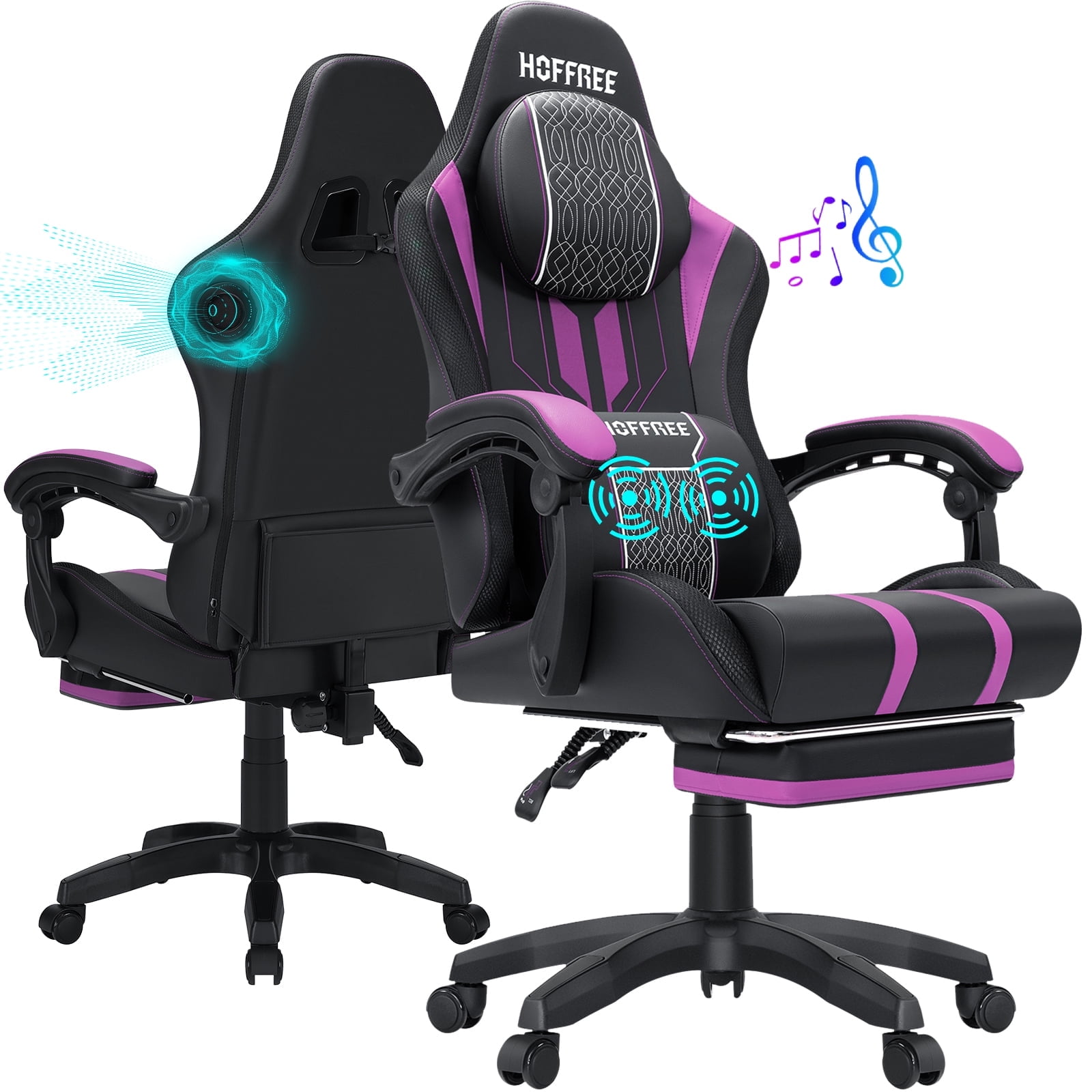 Hoffree Gaming Chair For Large Man Gaming Chair For Kids Hoffree